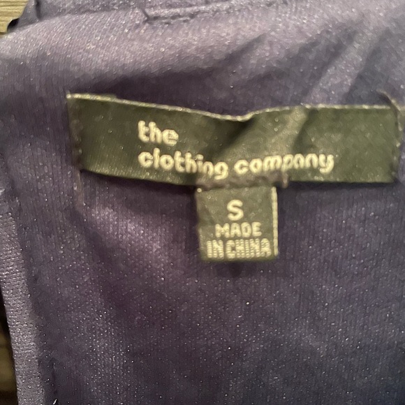 The Clothing Company Navy Blue Sequin Velvet Dress - Picture 8 of 11